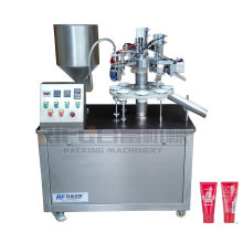 hot sale Semi automatic cosmetic/Hand cream/shampoo/cleanser tube filler sealer with high quality for Manufacturing Plant